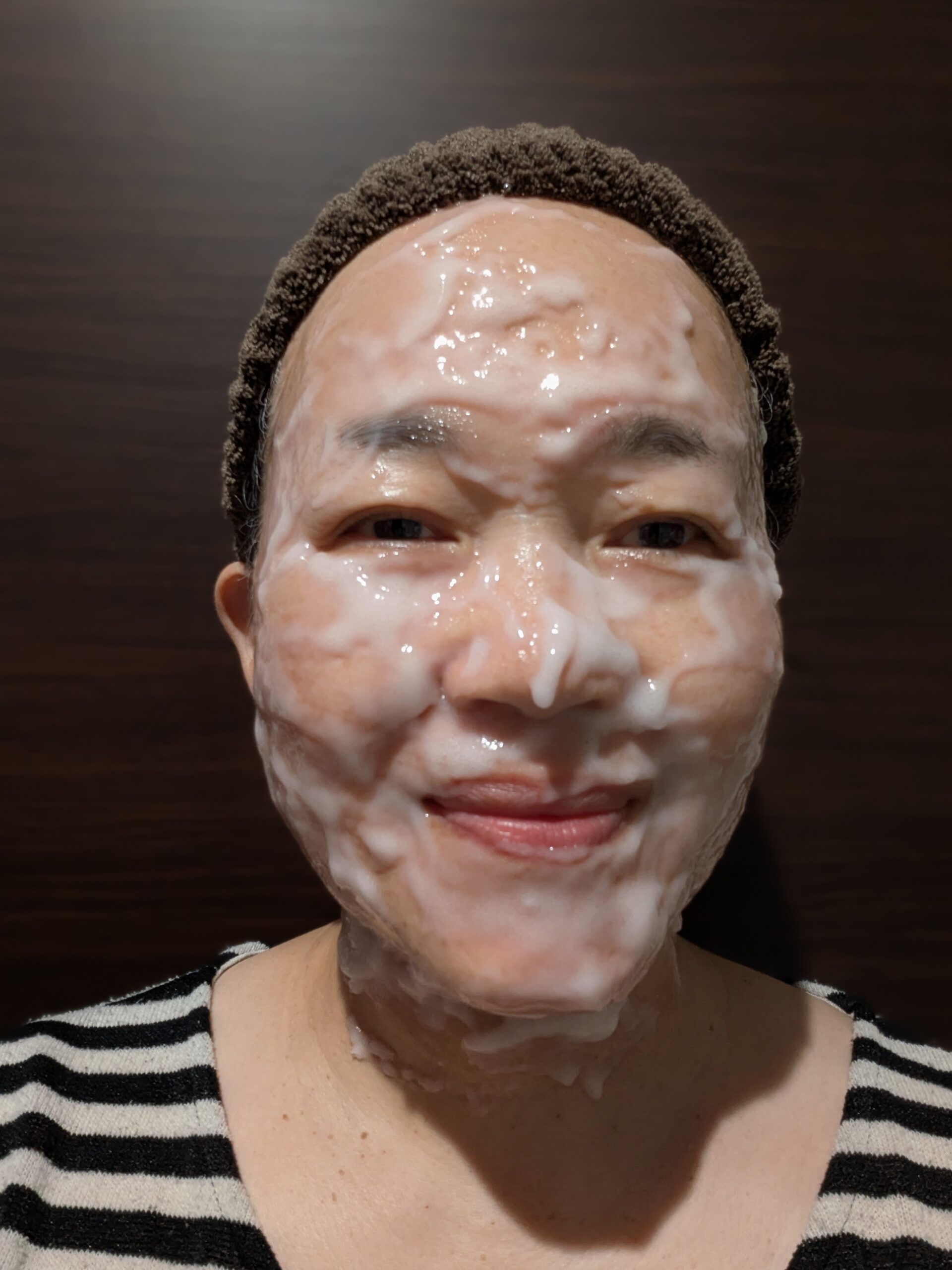 ストレッチ前パック